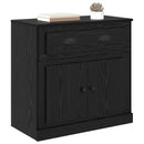 vidaXL Magasfiú fiókkal Fekete tölgy 70 x 35,5 x 67,5 cm Faanyag