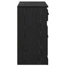 vidaXL Magasfiú fiókkal Fekete tölgy 70 x 35,5 x 67,5 cm Faanyag