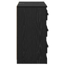 vidaXL Széf fiókkal Fekete tölgy 70 x 35,5 x 67,5 cm Faanyag