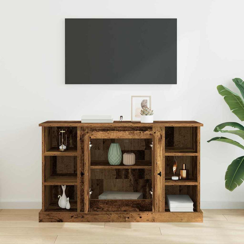 vidaXL Széf Öreg fa 100 x 35,5 x 60 cm Faanyag