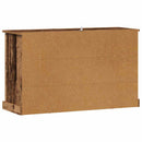 vidaXL Széf Öreg fa 100 x 35,5 x 60 cm Faanyag