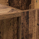 vidaXL Hanglemez szekrény Öreg fa 121 x 38 x 48 cm Faanyag