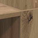 vidaXL Hanglemez szekrény Artisan tölgy 121 x 38 x 48 cm Faanyag