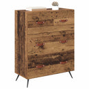 vidaXL Fiókos szekrény fiókkal Öreg fa 69,5 x 34 x 90 cm Mérnöki fa