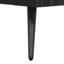 vidaXL Fiókos szekrény Fekete Tölgy 69,5 x 34 x 90 cm Mérnöki fa