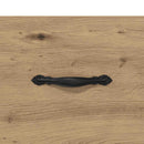 vidaXL Széf fiókkal Artisan tölgy 69,5 x 34 x 90 cm Műszaki fa és vas