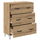 vidaXL Széf Artisan tölgy 69,5 x 34 x 90 cm Műszaki fa és vas