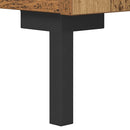 vidaXL Széf fiókkal Öreg fa 69,5 x 34 x 90 cm Műszaki fa és vas