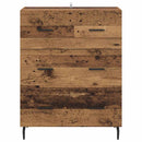 vidaXL Széf fiókkal Öreg fa 69,5 x 34 x 90 cm Műszaki fa és vas