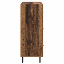 vidaXL Széf fiókkal Öreg fa 69,5 x 34 x 90 cm Műszaki fa és vas