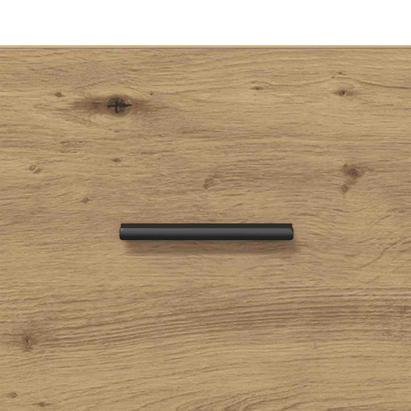 vidaXL Széf fiókkal Artisan tölgy 69,5 x 34 x 90 cm Műszaki fa és vas