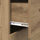 vidaXL Széf fiókkal Artisan tölgy 69,5 x 34 x 90 cm Műszaki fa és vas