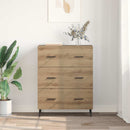 vidaXL Széf Artisan tölgy 69,5 x 34 x 90 cm Műszaki fa és vas