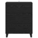 vidaXL Széf fiókkal Fekete tölgy 69,5 x 34 x 90 cm Műszaki fa és vas