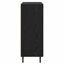 vidaXL Széf fiókkal Fekete tölgy 69,5 x 34 x 90 cm Műszaki fa és vas