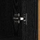 vidaXL Széf Fekete tölgy 69,5 x 34 x 90 cm Műszaki fa és vas