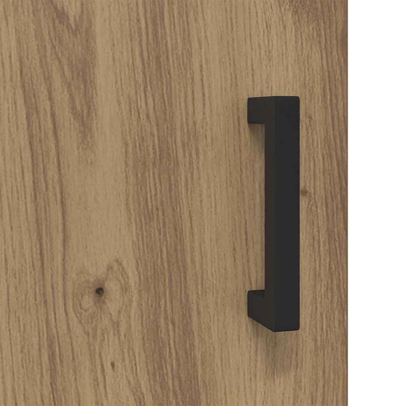 vidaXL Széf Artisan tölgy 69,5 x 34 x 90 cm Műszaki fa és vas