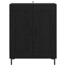 vidaXL Széf Fekete tölgy 69,5 x 34 x 90 cm Műszaki fa és vas