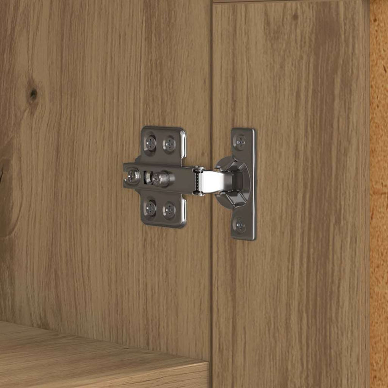 vidaXL Széf Artisan tölgy 69,5 x 34 x 90 cm Műszaki fa és vas