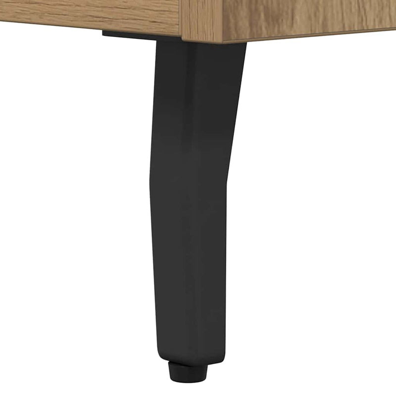 vidaXL Széf Artisan tölgy 69,5 x 34 x 90 cm Műszaki fa és vas