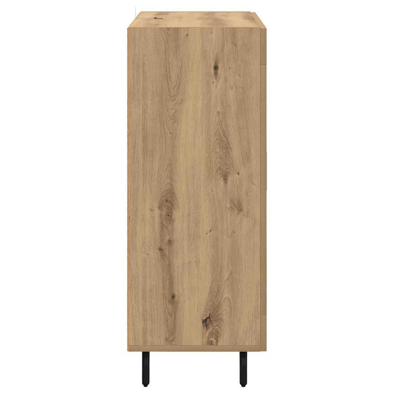 vidaXL Széf Artisan tölgy 69,5 x 34 x 90 cm Műszaki fa és vas