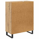 vidaXL Széf Artisan tölgy 69,5 x 34 x 90 cm Műszaki fa és vas