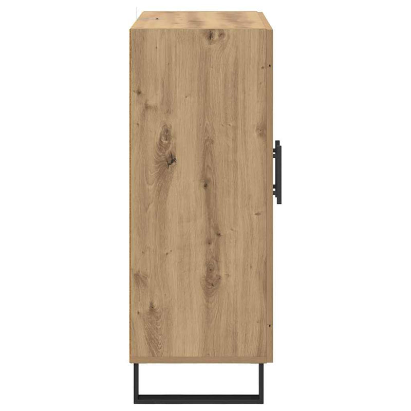 vidaXL Széf Artisan tölgy 69,5 x 34 x 90 cm Műszaki fa és vas