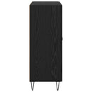 vidaXL Széf fiókkal Fekete Tölgy 69,5 x 34 x 90 cm Mérnöki fa