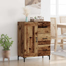 vidaXL Széf fiókkal Régi fa 69.5 x 34 x 90 cm Faanyag