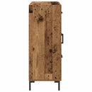 vidaXL Széf fiókkal Régi fa 69.5 x 34 x 90 cm Faanyag