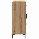 vidaXL Széf fiókkal kézműves tölgy 69.5 x 34 x 90 cm Faanyag