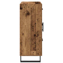 vidaXL Széf fiókkal Öreg fa 69,5 x 34 x 90 cm Műszaki fa és vas