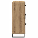 vidaXL Széf fiókkal Artisan tölgy 69,5 x 34 x 90 cm Műszaki fa és vas