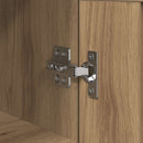 vidaXL Széf Artisan tölgy 34,5 x 34 x 90 cm Műszaki fa és vas