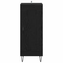 vidaXL Széf Fekete tölgy 34,5 x 34 x 90 cm Műszaki fa és vas