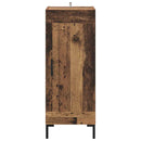 vidaXL Széf Olden Öreg fa 34,5 x 34 x 90 cm Műszaki fa és vas