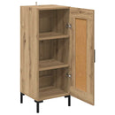 vidaXL Széf Olden Artisan tölgy 34,5 x 34 x 90 cm Műszaki fa és vas