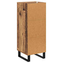 vidaXL Széf Öreg fa 34,5 x 34 x 90 cm Műszaki fa és vas