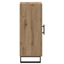 vidaXL Széf Artisan tölgy 34,5 x 34 x 90 cm Műszaki fa és vas
