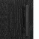 vidaXL Széf Fekete tölgy 34,5 x 34 x 90 cm Műszaki fa és vas