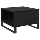 vidaXL Dohányzóasztal fiókkal Fekete tölgy 55 x 55 x 36,5 cm Faanyag