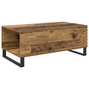 vidaXL Dohányzóasztal Öreg fa 90 x 50 x 36,5 cm Szerelt Fa