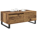 vidaXL Dohányzóasztal Öreg fa 90 x 50 x 36,5 cm Szerelt Fa
