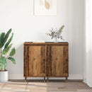 vidaXL Széf 2 pcs Öreg fa 40 x 35 x 70 cm Műszaki fa és vas