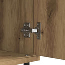 vidaXL Széf 2 pcs Artisan tölgy 40 x 35 x 70 cm Műszaki fa és vas