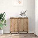 vidaXL Széf 2 pcs Artisan tölgy 40 x 35 x 70 cm Műszaki fa és vas
