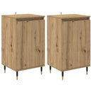 vidaXL Széf 2 pcs Artisan tölgy 40 x 35 x 70 cm Műszaki fa és vas