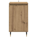 vidaXL Széf 2 pcs Artisan tölgy 40 x 35 x 70 cm Műszaki fa és vas