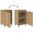 vidaXL Széf 2 pcs Artisan tölgy 40 x 35 x 70 cm Műszaki fa és vas