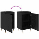 vidaXL Széf 2 pcs Fekete tölgy 40 x 35 x 70 cm Műszaki fa és vas